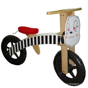 two wheel wooden balance bike for kids